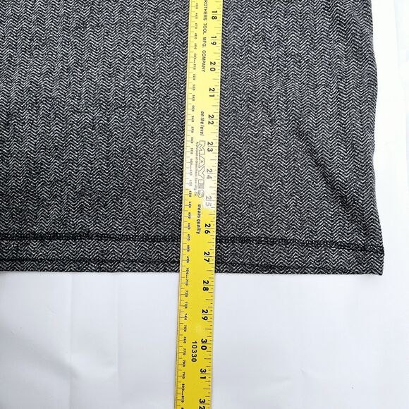 Marc Anthony Mens Large Hoodie Pullover Sweater Henley Herringbone Elbow patches - Picture 5 of 7